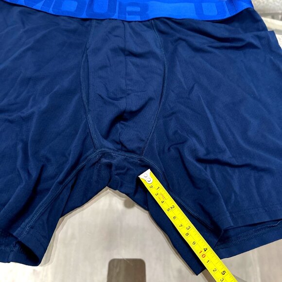 Under Armour Mens XL Boxerjock Boxer Briefs Soft & Stretchy Blue & Navy Performa - Picture 6 of 6